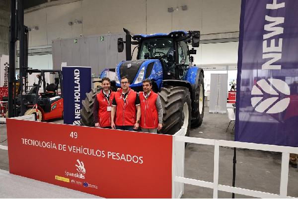 New Holland participa como colaborador y patrocinador en SpainSkills 2026